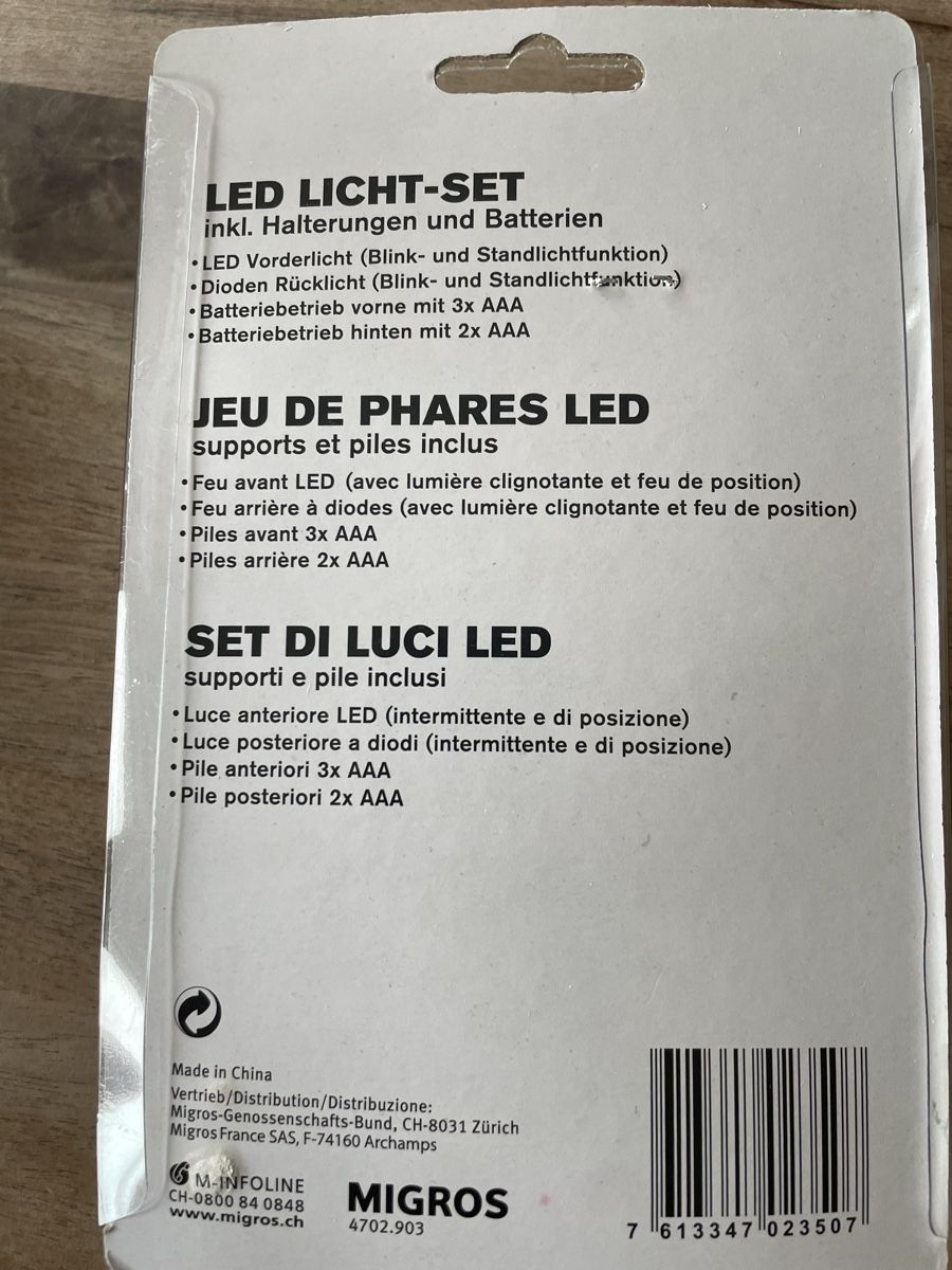 Lampade: LED Licht Set Fabrikneu !! – Nuovo e nell'imballaggio originale da Winterthur venduto da Sauter3000 1
