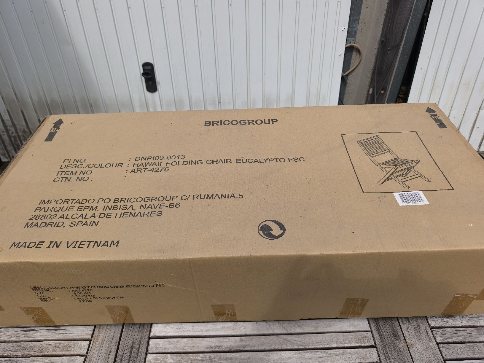 Sedie: neue Gartenstuhle aus Holz – Nuovo (secondo la descrizione) da Göschenen venduto da kai_9ppg 5