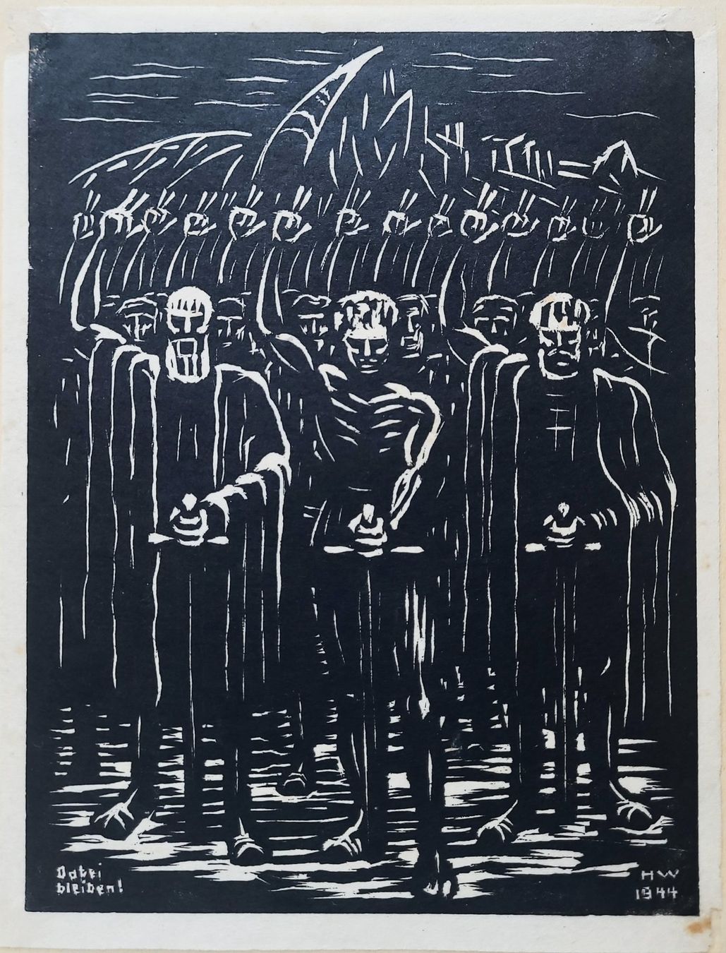 Holzschnitte: Heini Waser (1913 - 2008) - Holzschnitt – Gebraucht aus Elgg von cuendetkunst