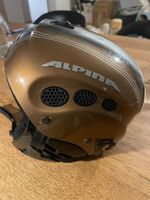 Alpina Skihelm Bronze/Silber, Gr. 58–61 cm