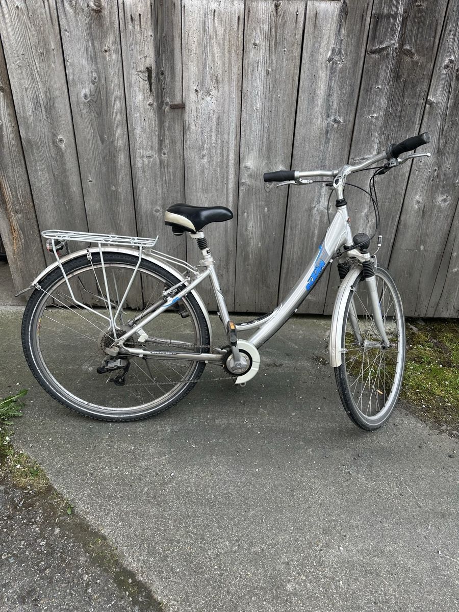 KTM Biciclette: KTM Damen Fahrrad silber-grau – Usato da Gachnang venduto da mih_7dkp