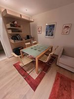 Ligne Roset Glastisch ausziehbar bis 3 m + 8 Tecta Stühle