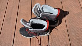 Bottes hiver Quechua noir rouge état neuf taille 35