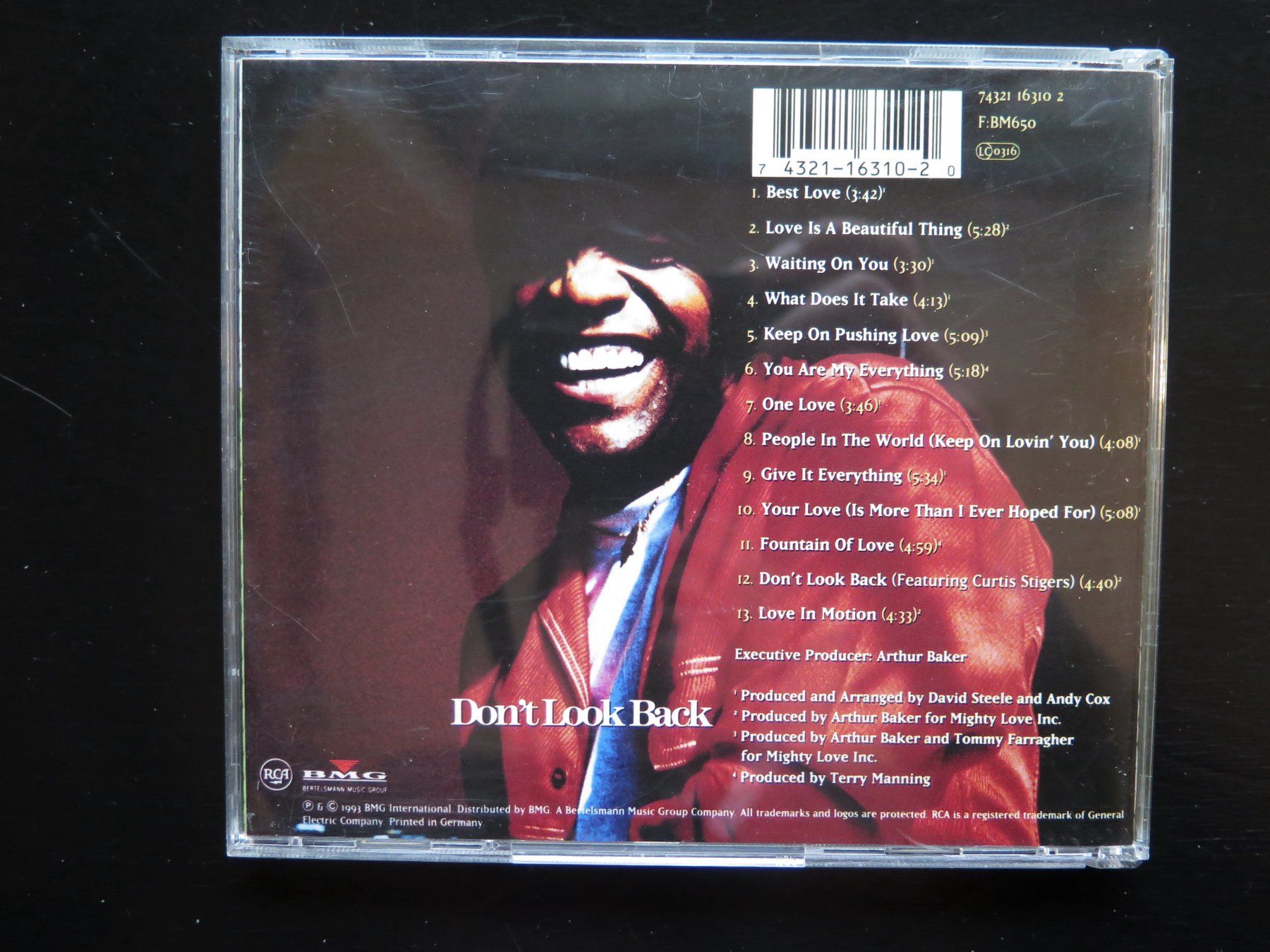 CDs: (p) CD AL GREEN: Don't look back, 1993 – Gebraucht aus Bern von Balzamico 1