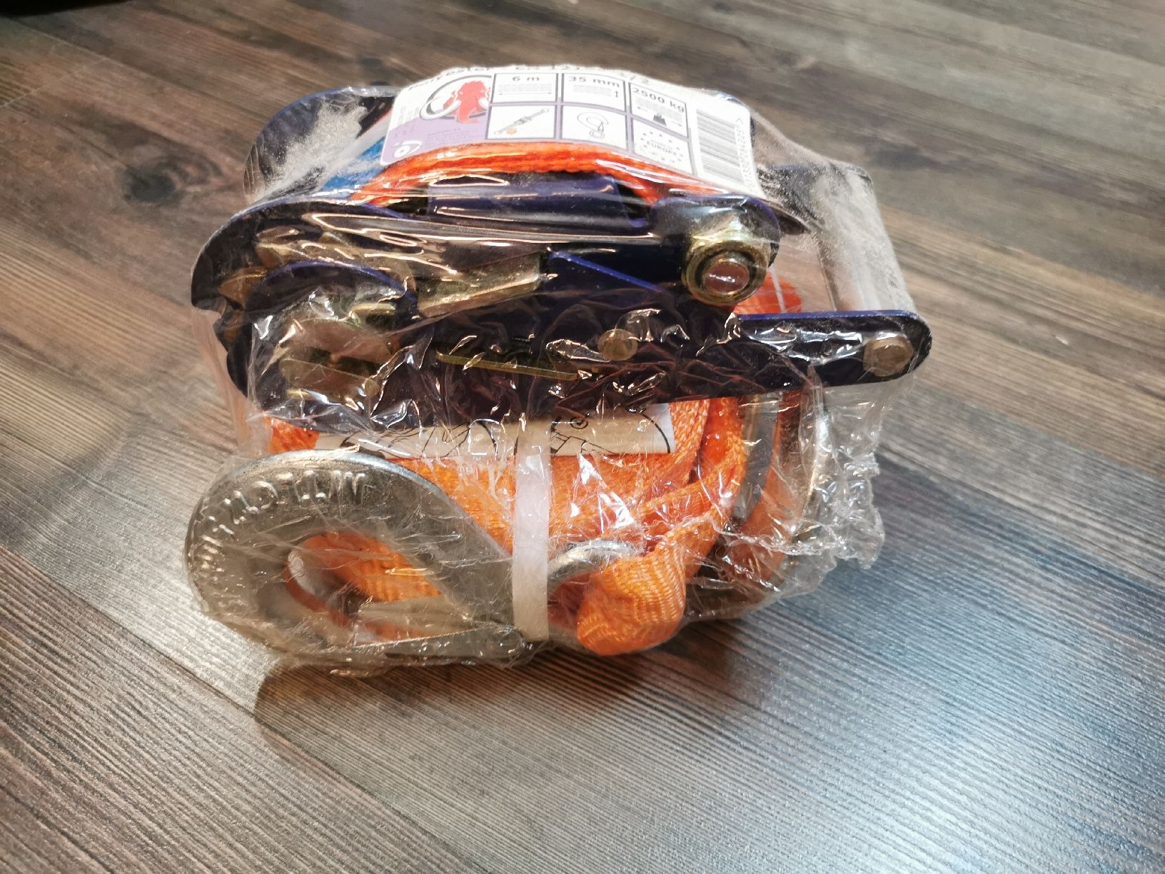 Bindegeräte: Spanngurt 2-teilig 2.5T 6m/35mm – Neu und originalverpackt aus Recherswil von JAPFC 1