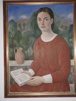 Tableau Robert Jeune fille lisant  81x60