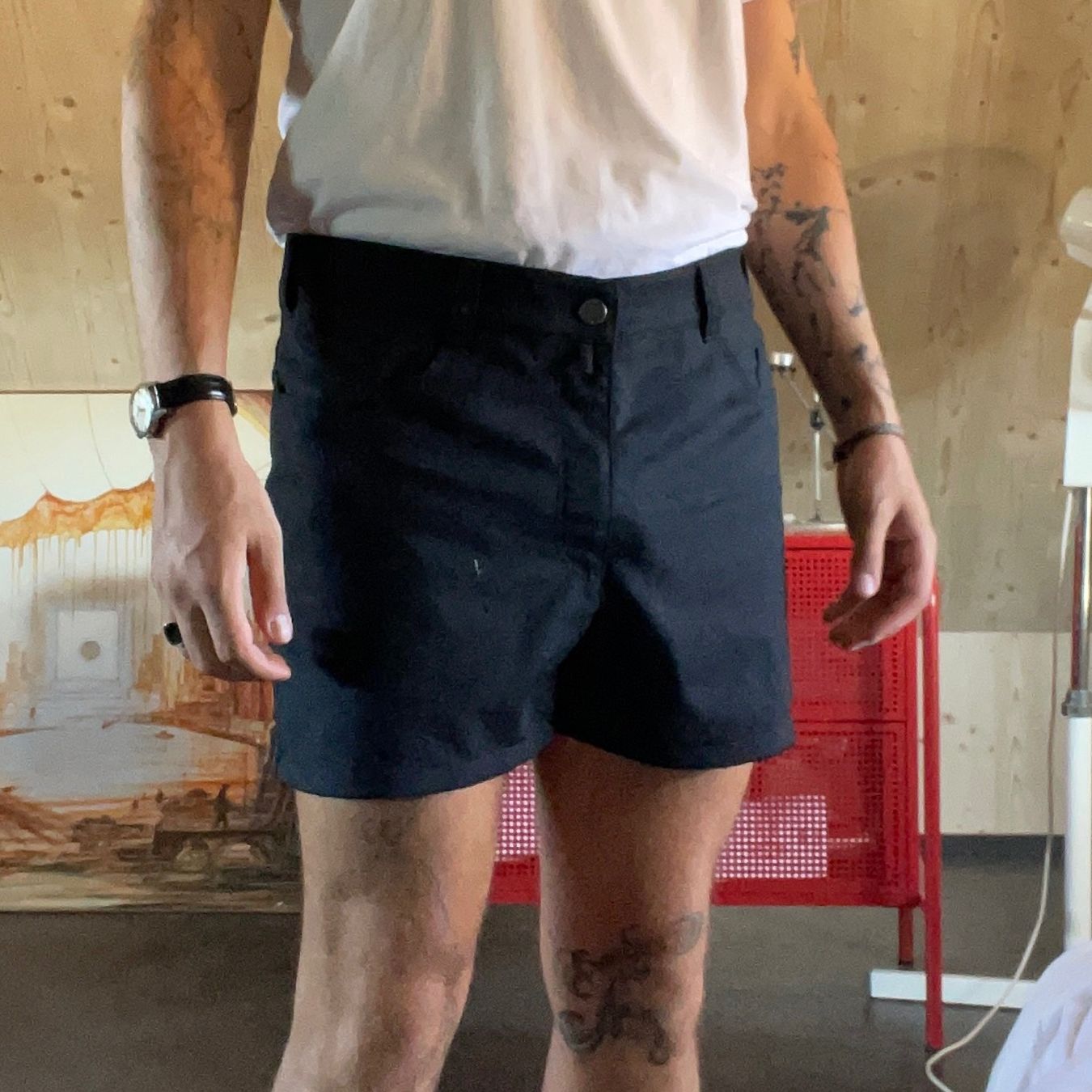 Pantaloni: kurze Hosen schwarz – Usato da Zuchwil venduto da hok_98