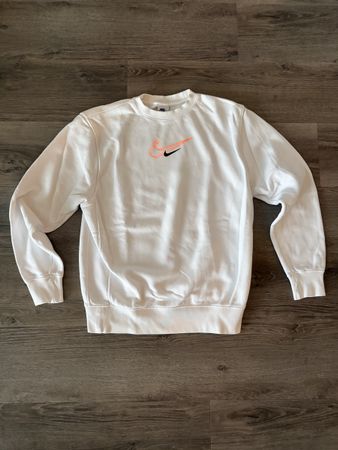 Nike Sweatshirt weiss mit Logo Print Grösse S, guter Zustand