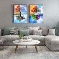 2pcs 5D Diamond Painting Stickerei Bilder Dekoration 30x40cm
