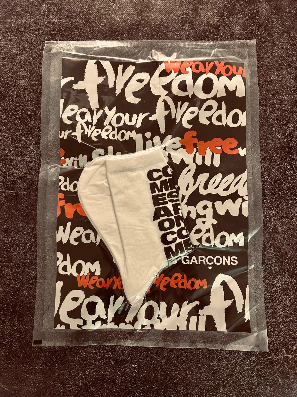Calze: Socks Cotton Ribbed Knit w/ Monogramme Comme des Garçons – Nuovo e nell'imballaggio originale da Zürich venduto da Ferienan 4