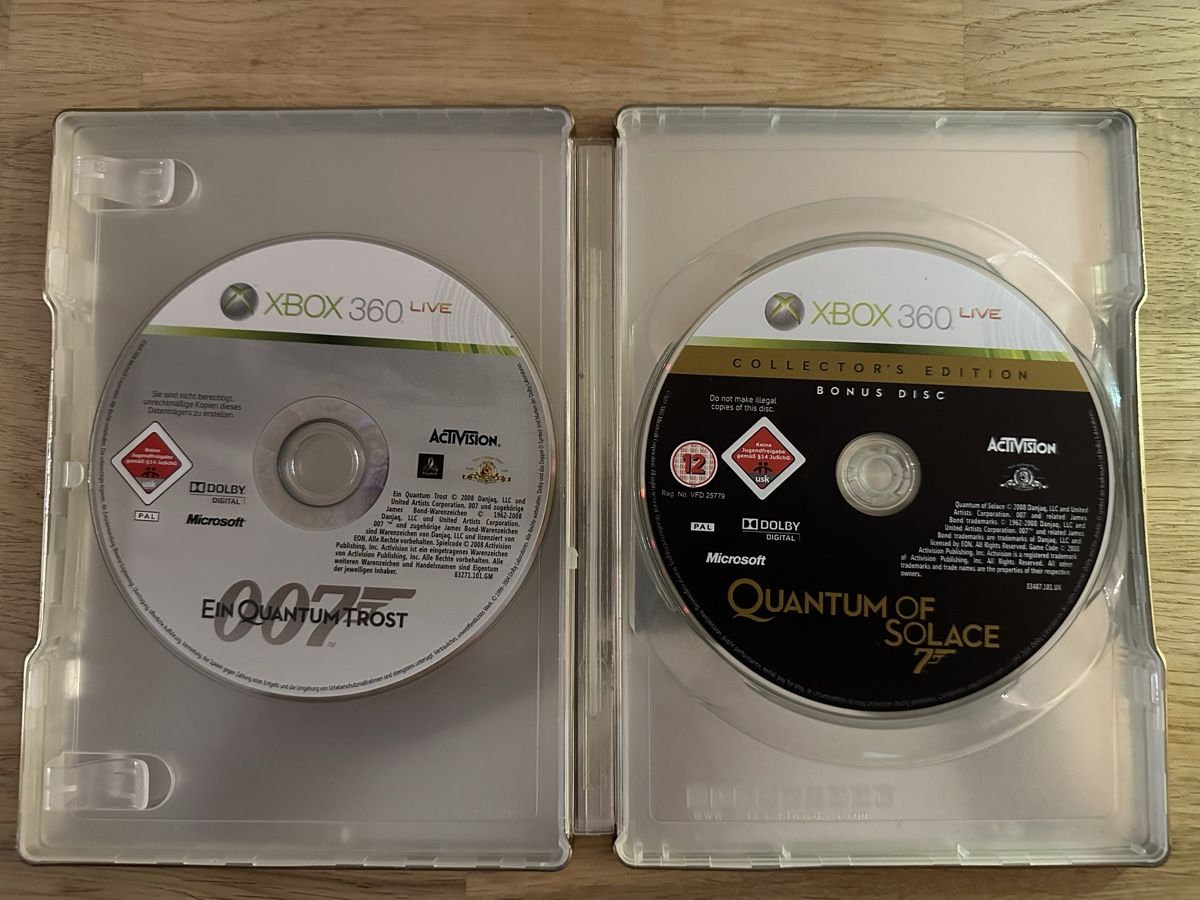 Microsoft Giochi: James Bond 007 Ein Quantum Trost Collectors Edition Xbox 360 – Usato da Kestenholz venduto da Mad18 3