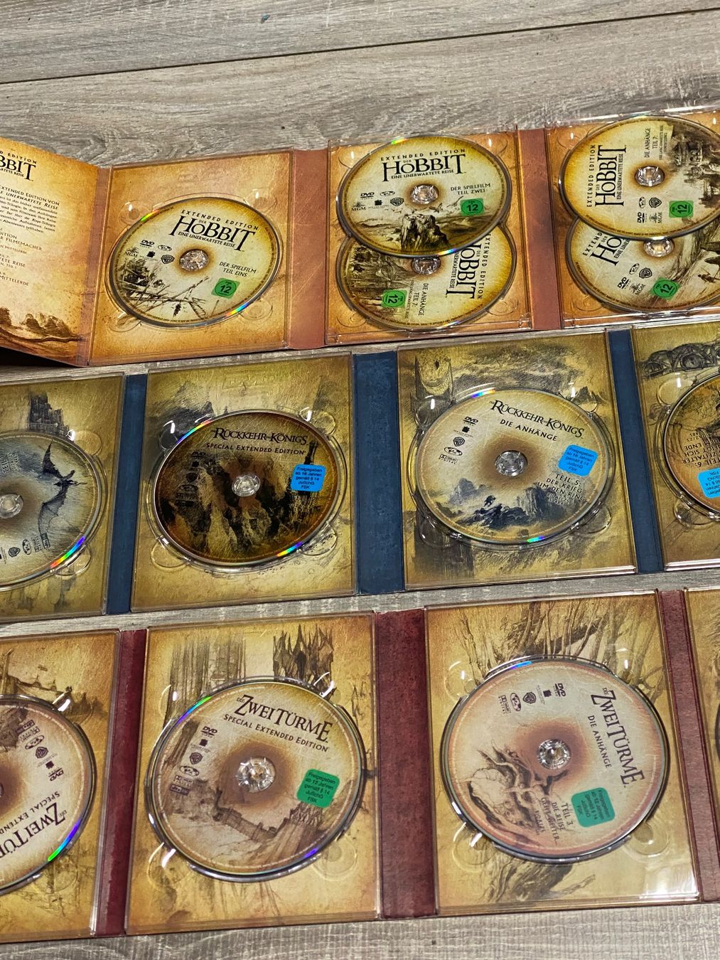 Tous les DVDs: Der Herr der Ringe + Der Hobbit 14x – D'occasion à Muri b. Bern par AdidasCollector 8