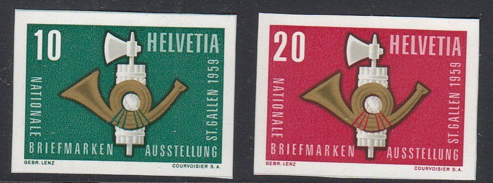 Tutti i francobolli: W 36+37 Einzelwerte aus Gedenkblock NABAG SG postfrisch – Nuovo (secondo la descrizione) da Spreitenbach venduto da Mustang_1105