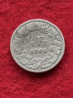 Monnaie Suisse 🇨🇭 1901 1/2 fr 