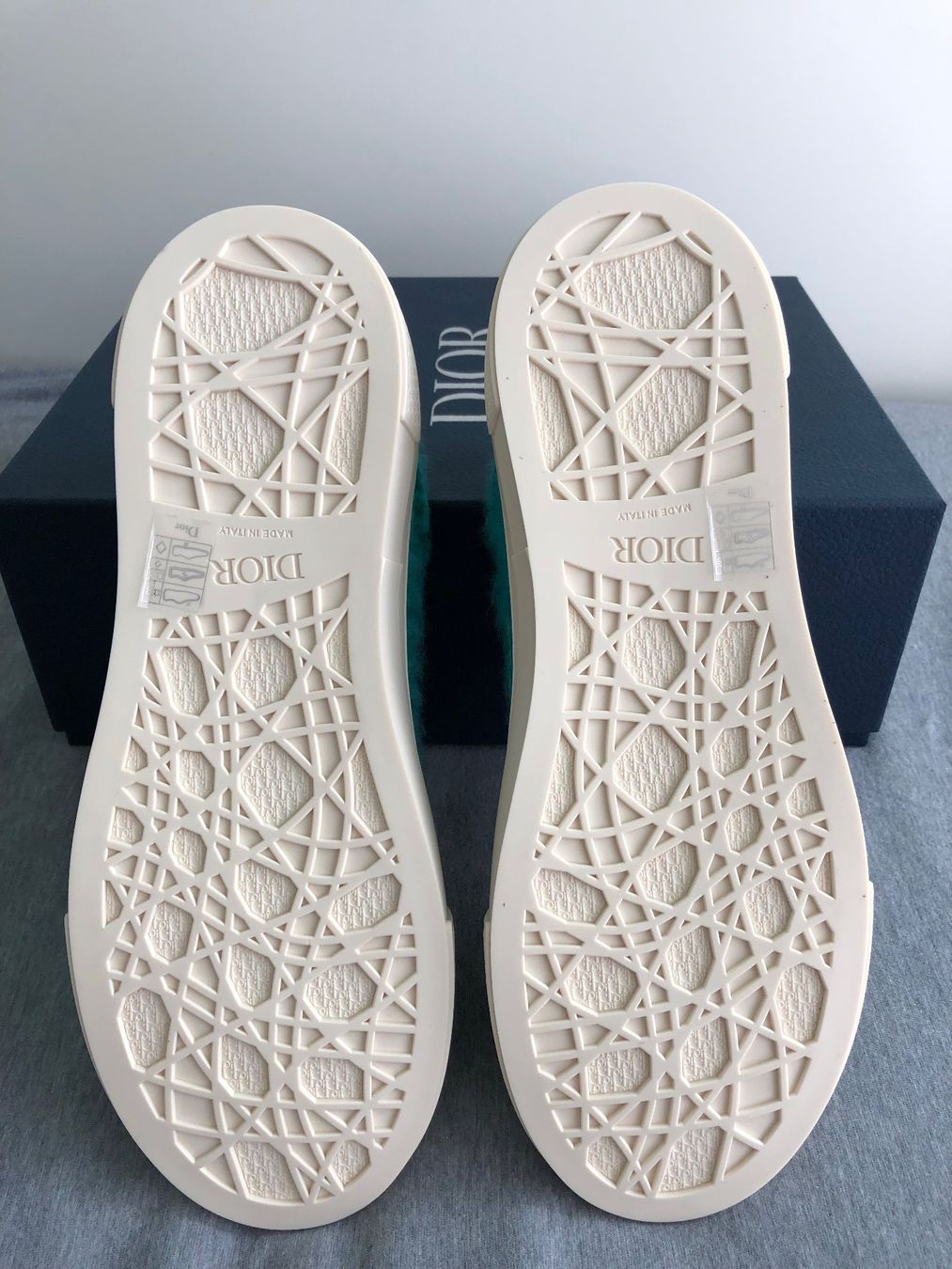 Dior Herrenschuhe: Dior B33 Tennis DO Mohair 650 Green/Light EU45 – Neu und originalverpackt aus Baar von tortuga72 3