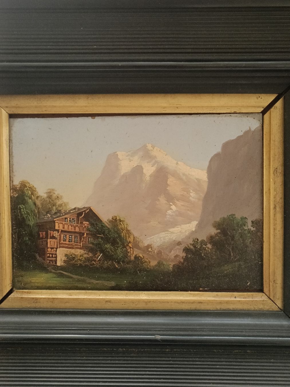 Dipinti: Zwei Klein Gemälde / Berner Oberland original Gerahmt – Usato da Brugg AG venduto da Ente015 2
