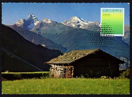 MK Farben der CH - Alpenwiesengrün, Tinzenhorn & Piz Michel