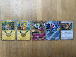 5 Pokemon Karten (30 Jahre) 