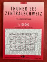 Landkarte THUNER SEE ZENTRALSCHWEIZ 1:100’000