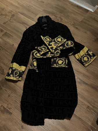 Versace Frottee-Bademantel