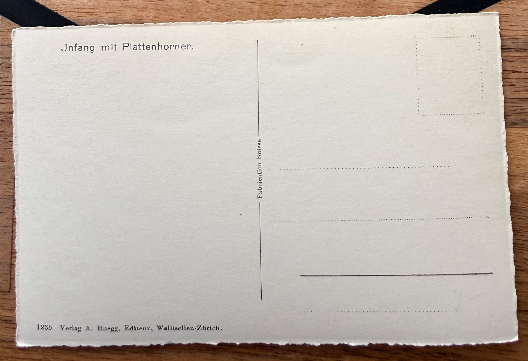 Cartoline postali: Arosa - Jnfanf mit Plattenhorner - AK – Usato da Lutry venduto da Ediego 1