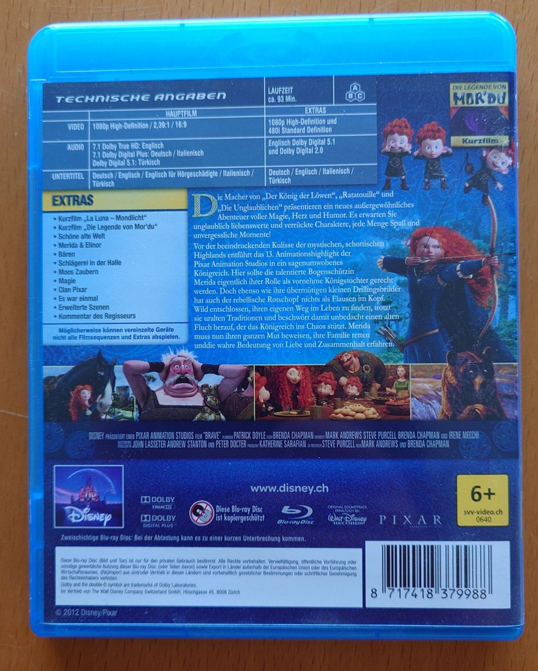 Tutti i DVDs: Merida / Legenden der Highlands / Blu-Ray / Blueray – Usato da Ostermundigen venduto da Chrisascht 1