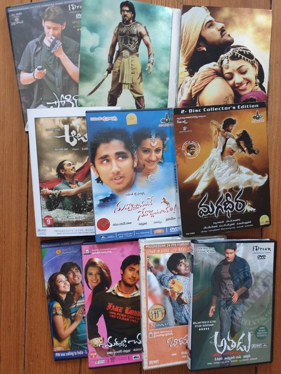 35 DVD *Südindien* *Telugu* *Tollywood* Packet 09 (Gebraucht) in ...