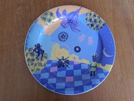 Bopla Dessert-Teller, blau, kleiner Prinz