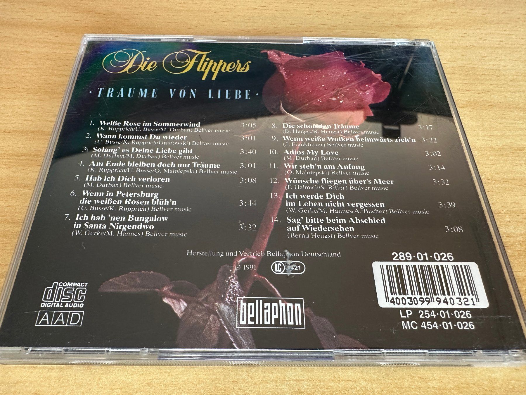 CDs: Die Flippers – Träume Von Liebe – Gebraucht aus Rikon im Tösstal von Alpenmutz 1
