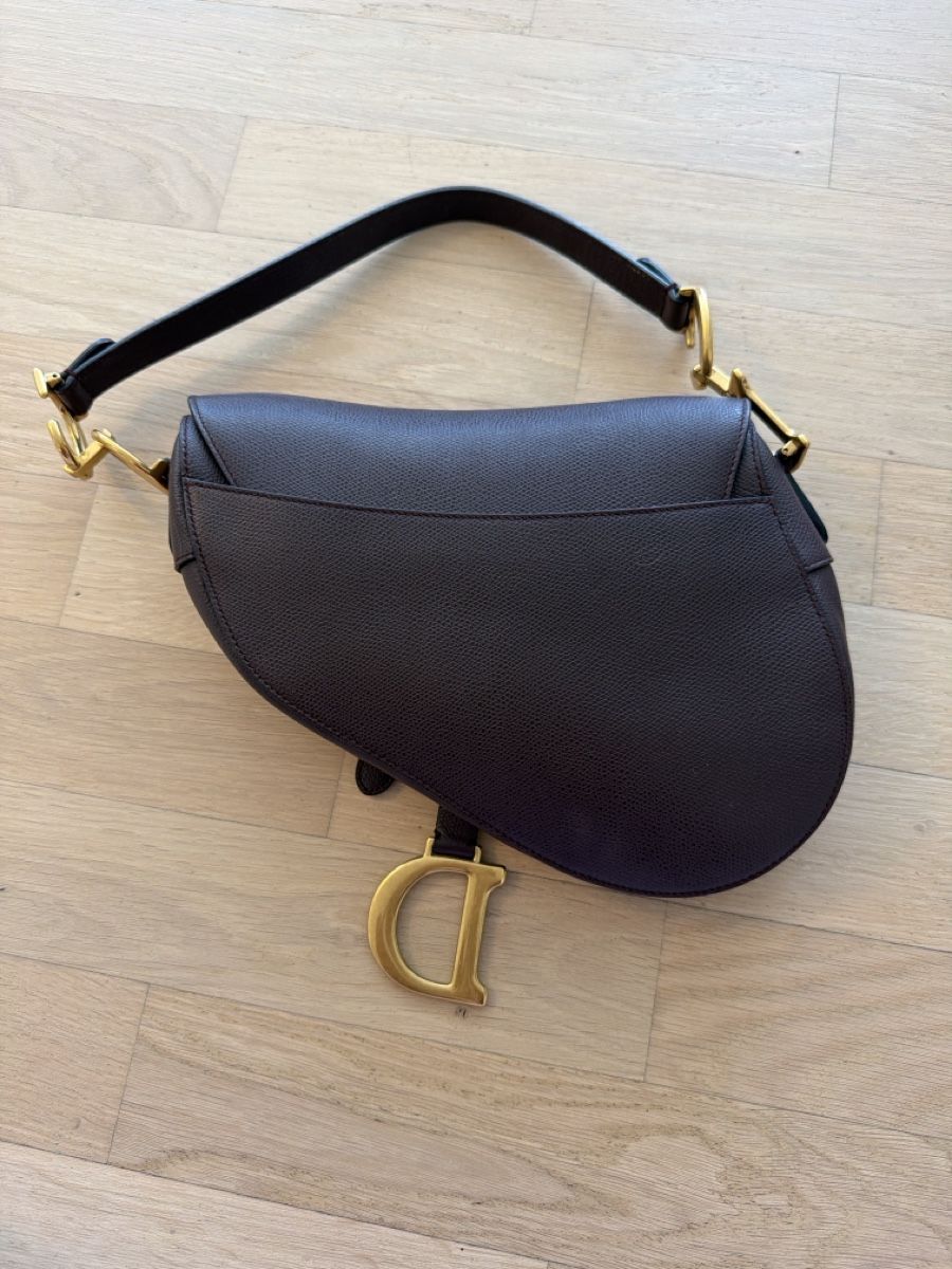 Dior Borse da donna: Christian Dior Saddle Bag Bordeaux Grained Leather – Nuovo (secondo la descrizione) da Effretikon venduto da MaisonNade 4
