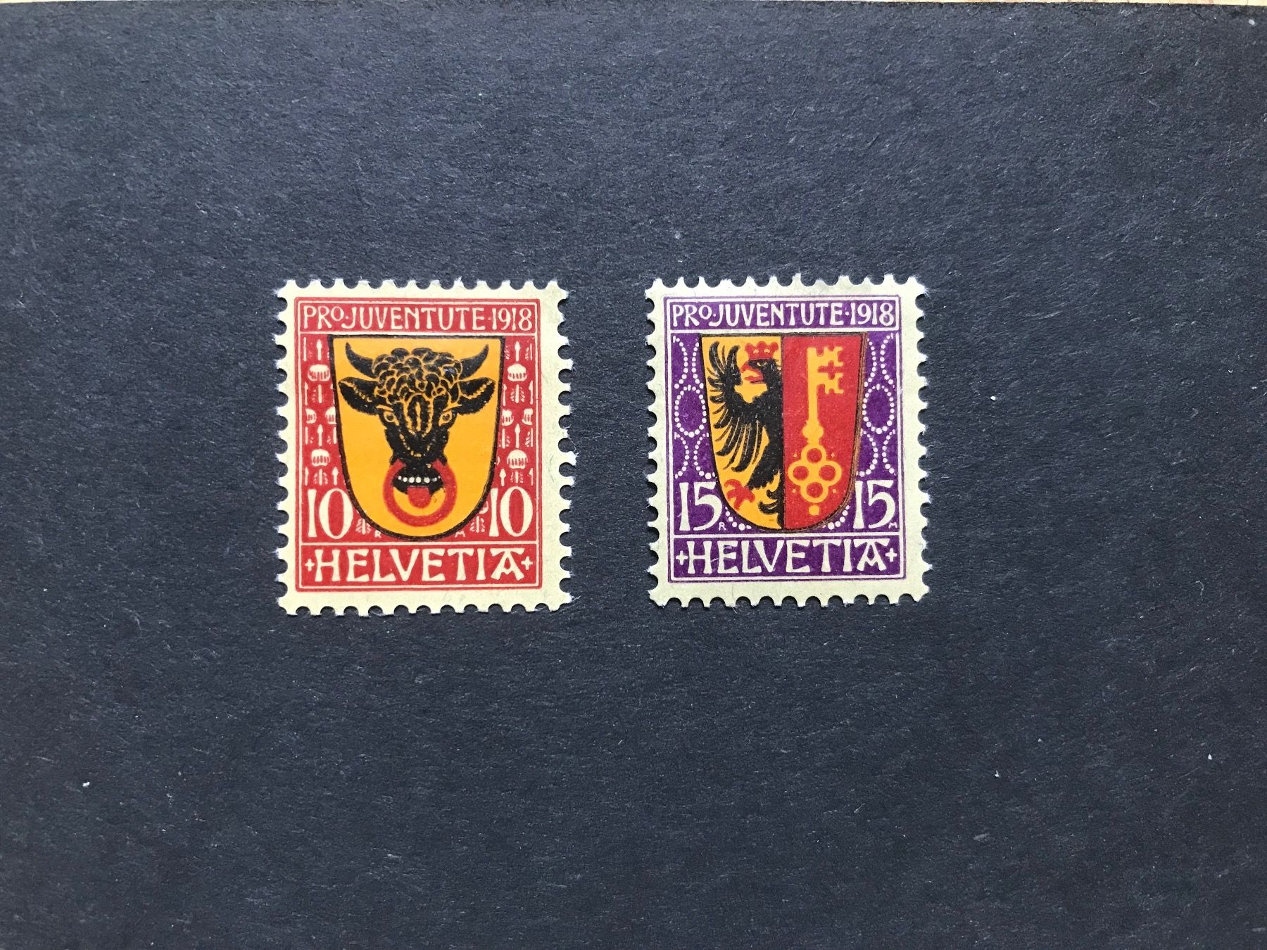 Alle Briefmarken: 1918, Pro Juventute J10 + 11 – Neu (gemäss Beschreibung) aus stäfa von brandy66