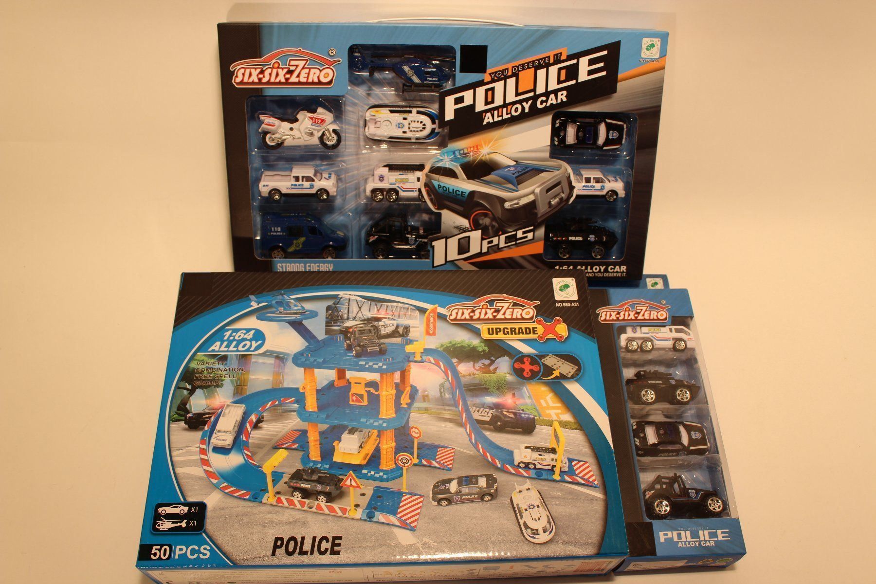 Giocattoli: Polizei Spielzeugauto Set 64-teilig – Nuovo e nell'imballaggio originale da Fehraltorf venduto da haefens
