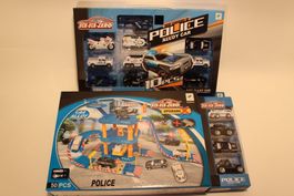 Polizei Spielzeugauto Set 64-teilig