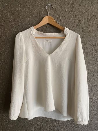 ba&sh weisse Bluse