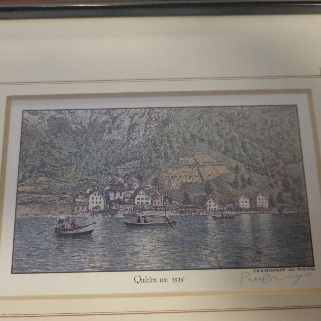 Grafica & Litografie: 4×Lithographie Paul Wyss Quinten – Usato da Zürich venduto da Melossoap 6