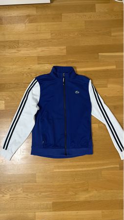 Veste Lacoste bleu et blanche - Taille S