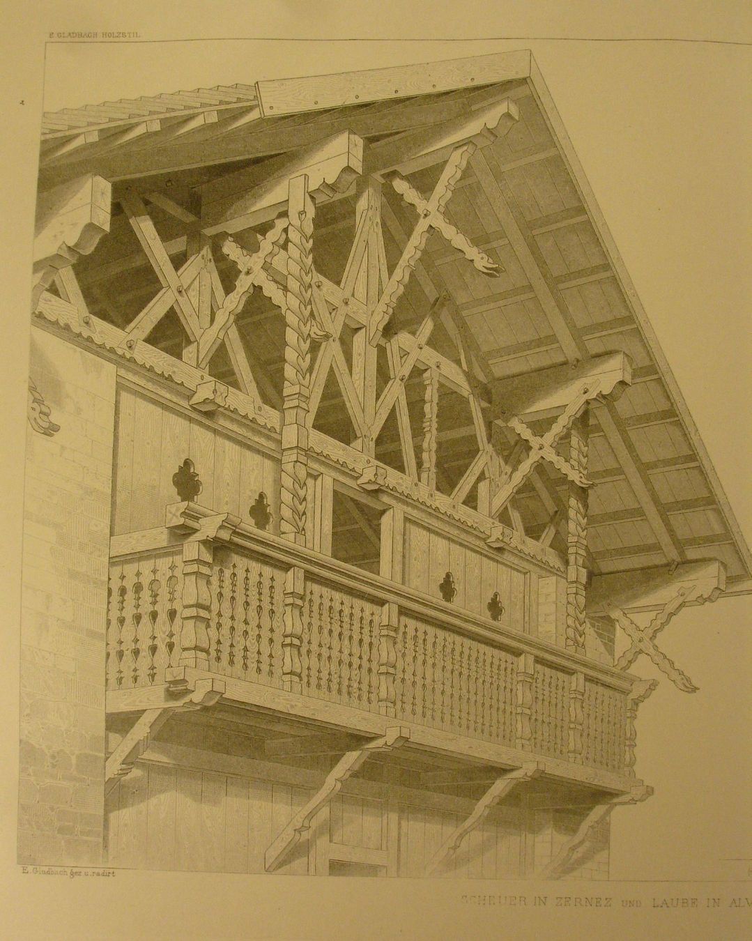 Foto & Immagini: ZERNEZ & ALVANEU, STAHLRADIERUNG 1886 – Usato da Grüningen venduto da Kartensammler 2