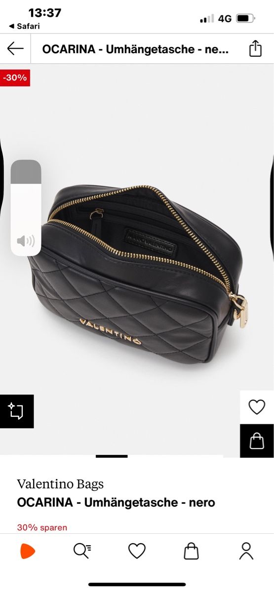 Valentino Taschen für Damen: Schwarze Valentino Umhängetasche – Neu (gemäss Beschreibung) aus Bülach von mil_spx7 3