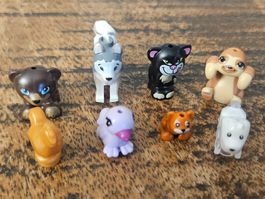 lego  figurines  lot de 8 animaux