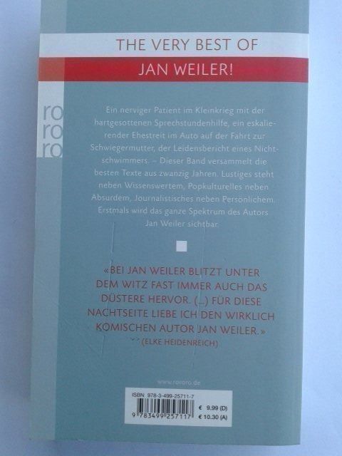 Libri: Jan Weiler Das Buch der 39 Kostbarkeiten – Usato da Basel venduto da Alacant 2