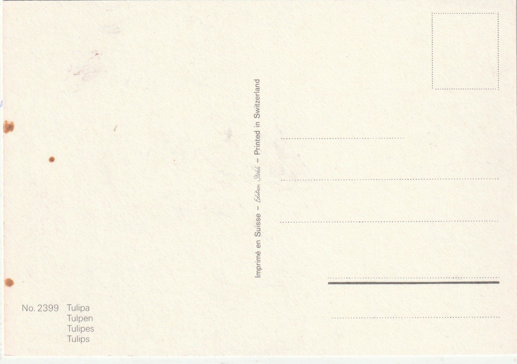 Cartoline postali: Blumenkarte – Usato da Lumbrein venduto da made02 1