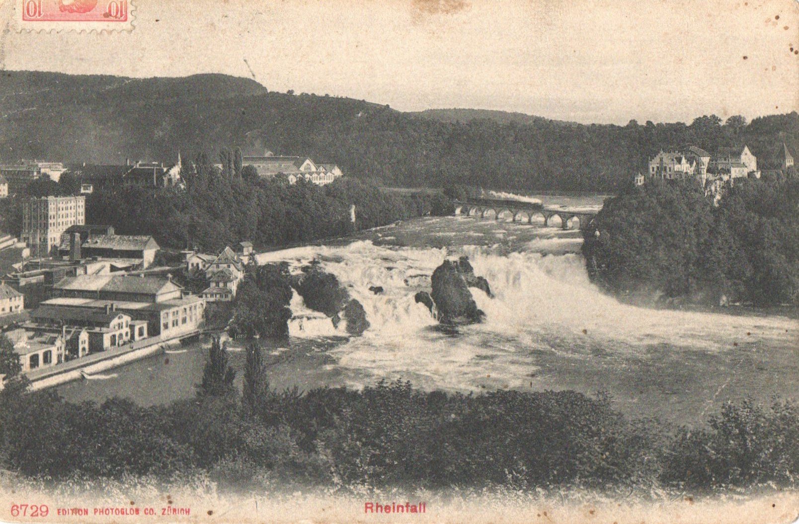 Cartoline postali: Rheinfall – Usato da Melano venduto da pisonsdro