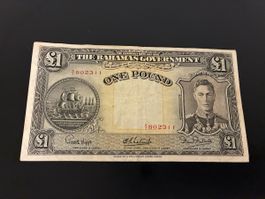 BAHAMAS 1936, 1 Pound, Pick 11e
