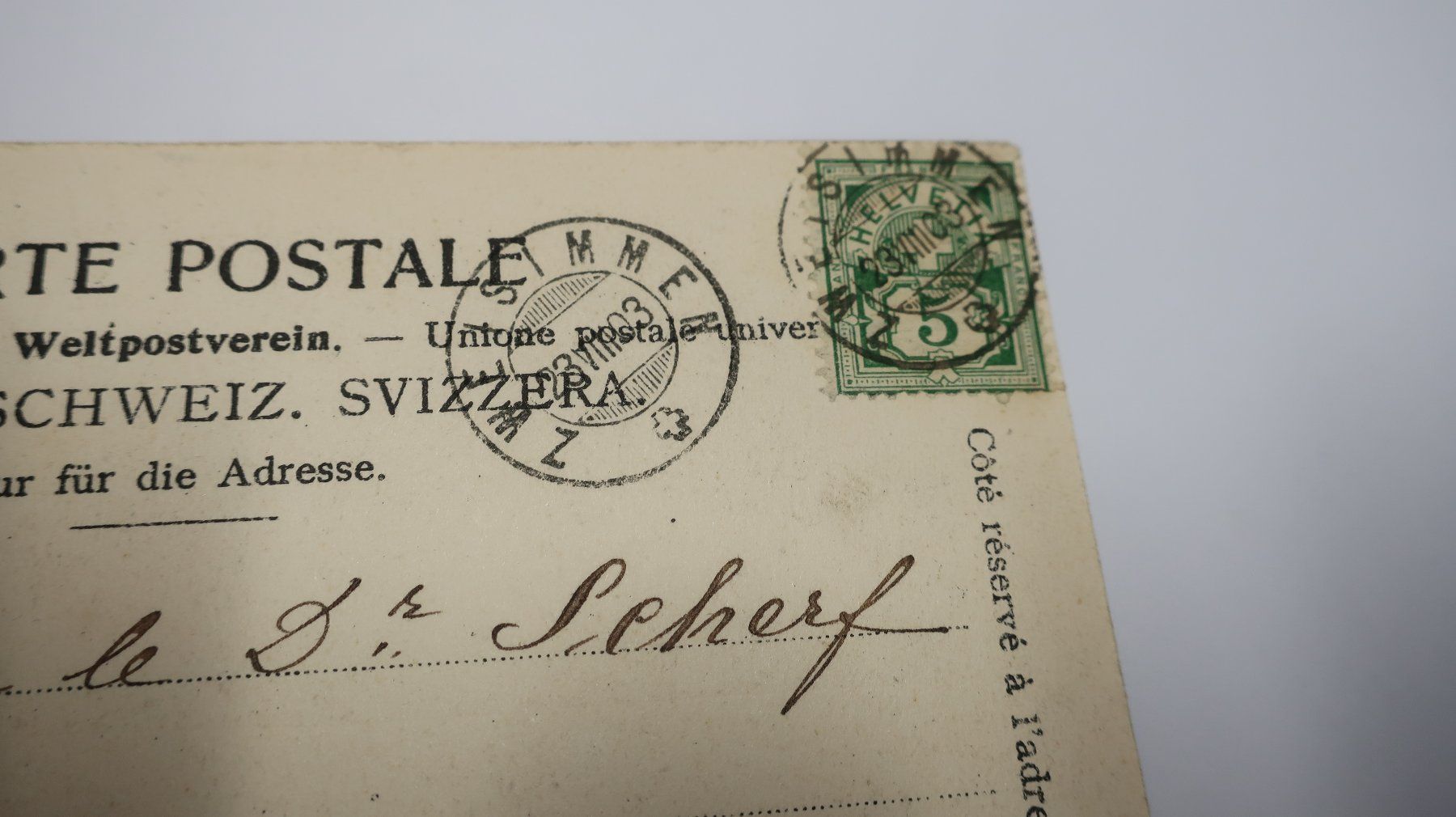 Cartoline postali: Gruss von Lenkerbad  1903 – Usato da Cormoret venduto da Pascalll2001 5
