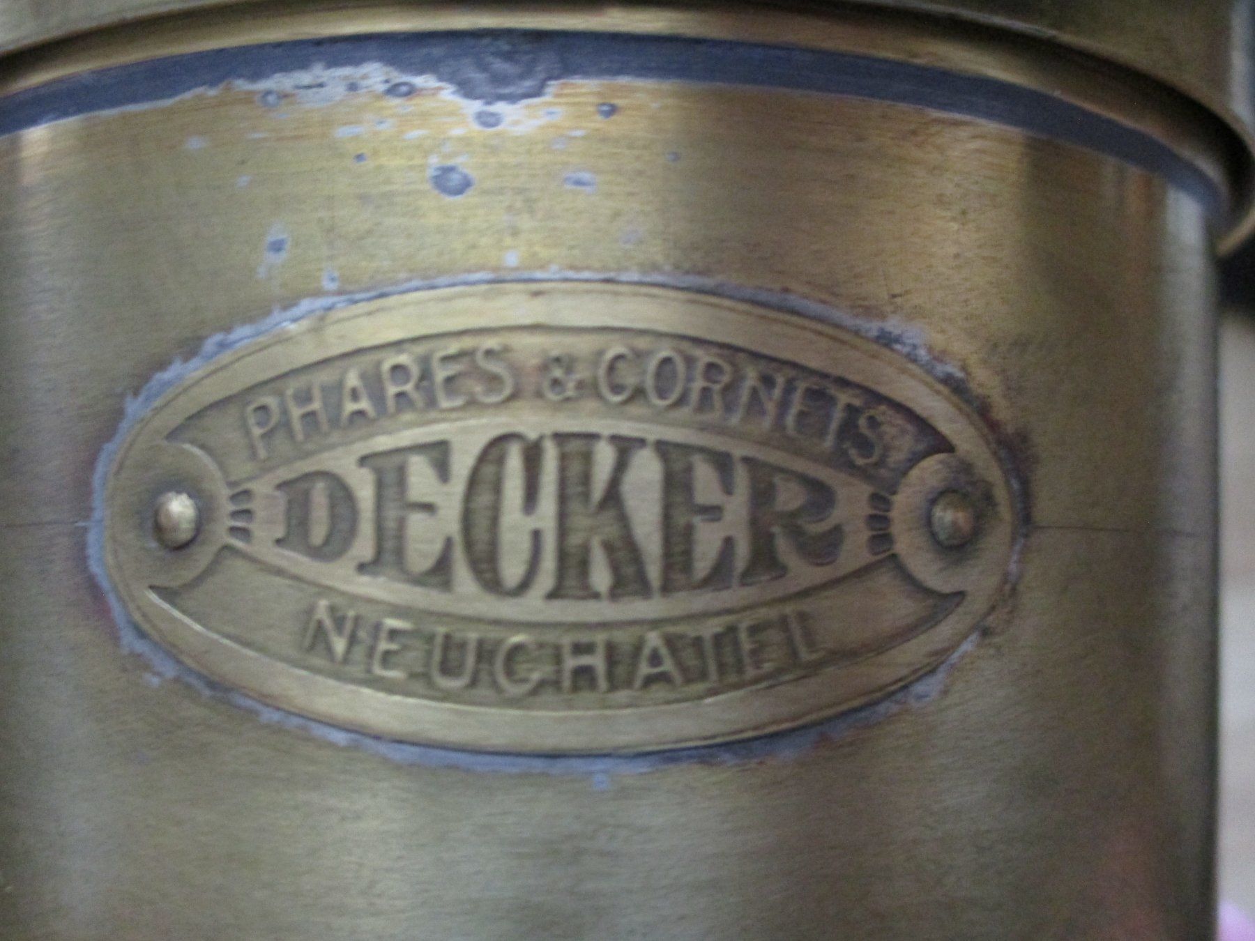 Lampes: Antike Karbitlampe  DECKER NEUCHATEL – D'occasion à Heimberg par Lupo57 2