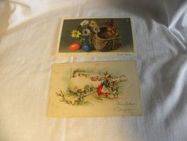 Schöne alte Ansichtskarten mit Hasenmotiv