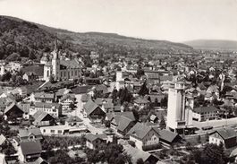 Villmergen, Flugaufnahme um 1948-52