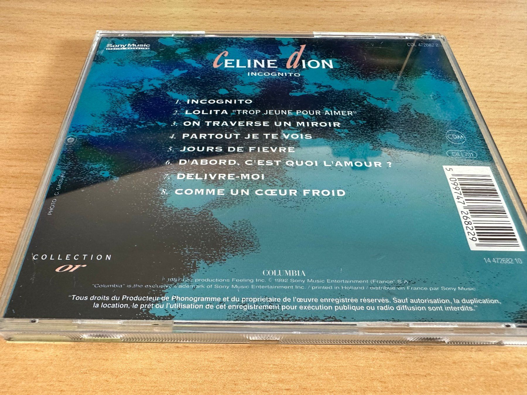 CDs: Céline Dion – Incognito – Gebraucht aus Rikon im Tösstal von Alpenmutz 1