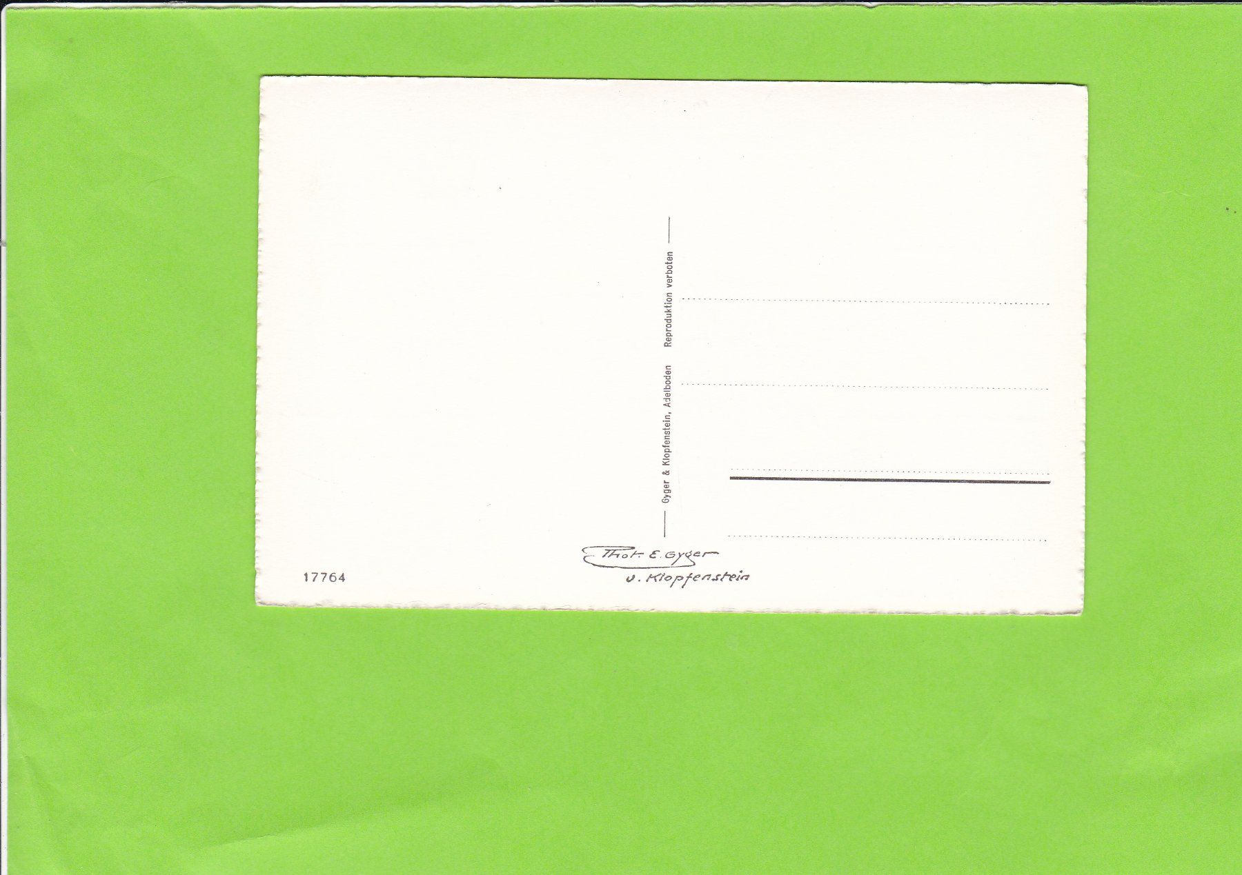 Cartoline postali: Brig und Umgebung, E. Gyger – Usato da St. Peterzell venduto da neckertal 1