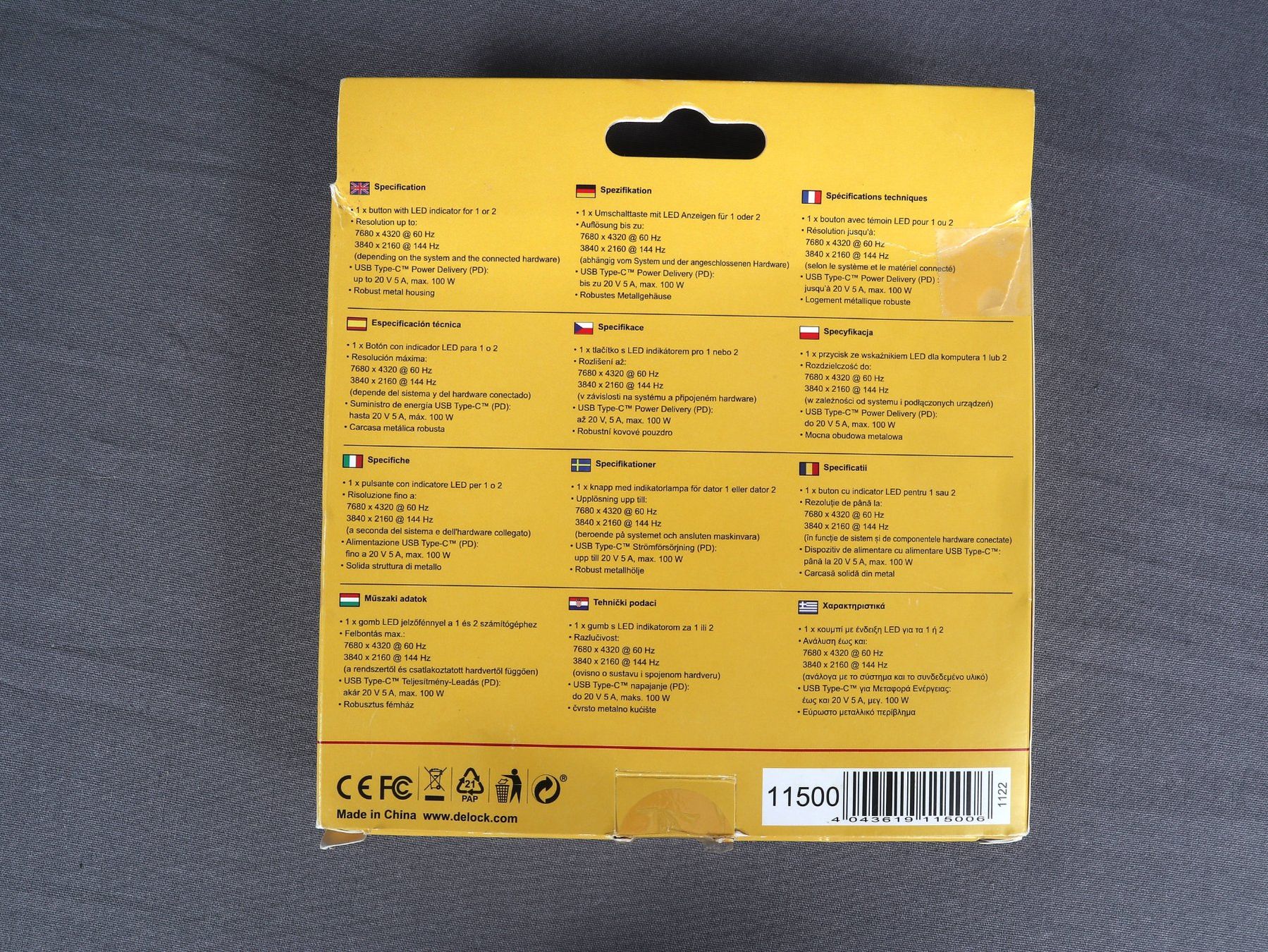 Hub & Switch: DELOCK USB Type-C Switch 2 to 1 – Nuovo (secondo la descrizione) da Steinen venduto da Restwert_Steinen 7